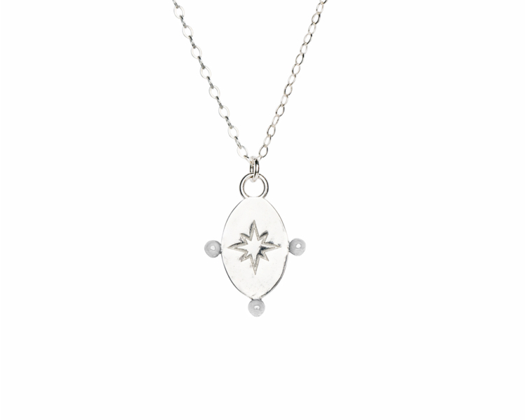 Morning Star Necklace - Silver - Image 3