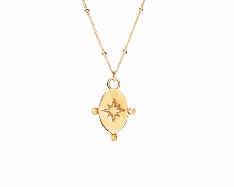 Morning Star Necklace - Gold - Image 5