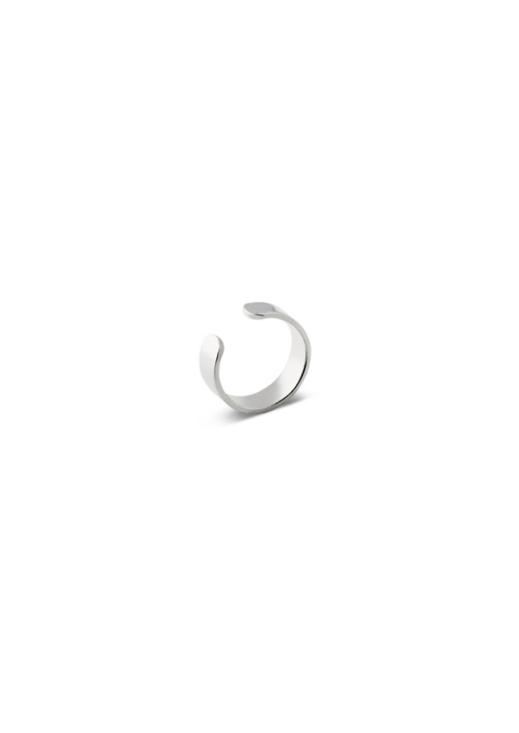 Flat Ear Cuff - Silver - Image 2