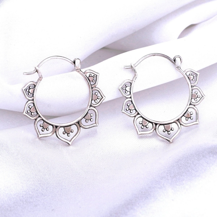 KARMA Oriental Hoop Earrings - Image 10