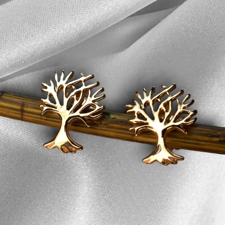 Tree of Life Mini Stud Earrings - Image 12