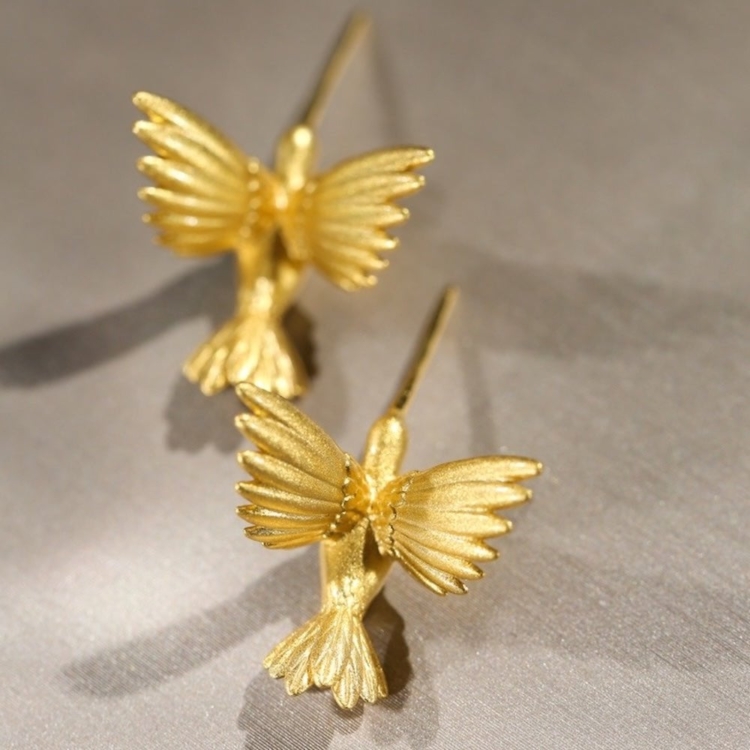 Good Luck Birds Ear Studs - Image 3