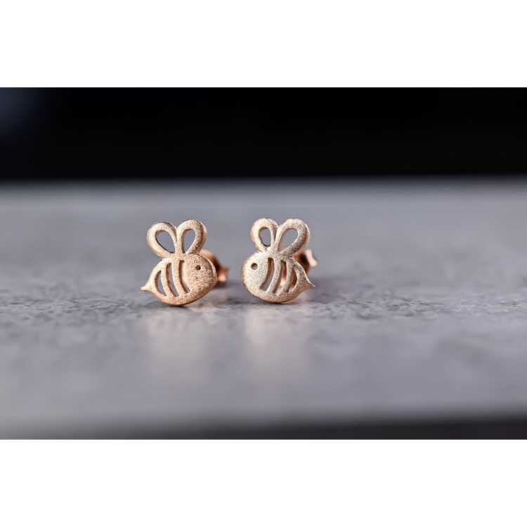 Bee Mini Stud Earrings - Image 7