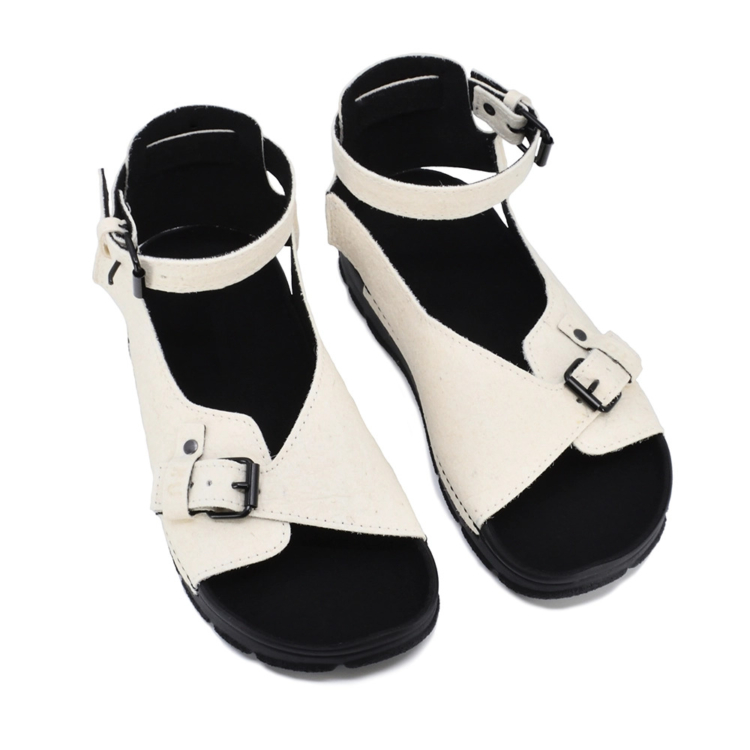 TOKU Athens Vegan Sandals - White - Image 3